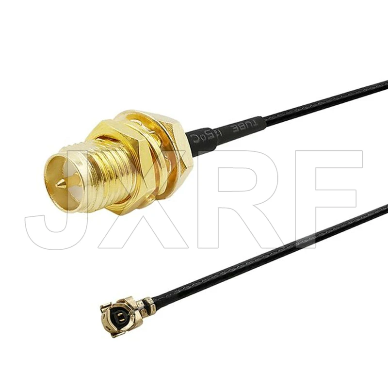 2PCS IPEX U.FL to SMA Male RP SMA Female Jack Right Angle PCB Cable Goldplated RF Coax Connector Antenna WiFi Pigtail Cable