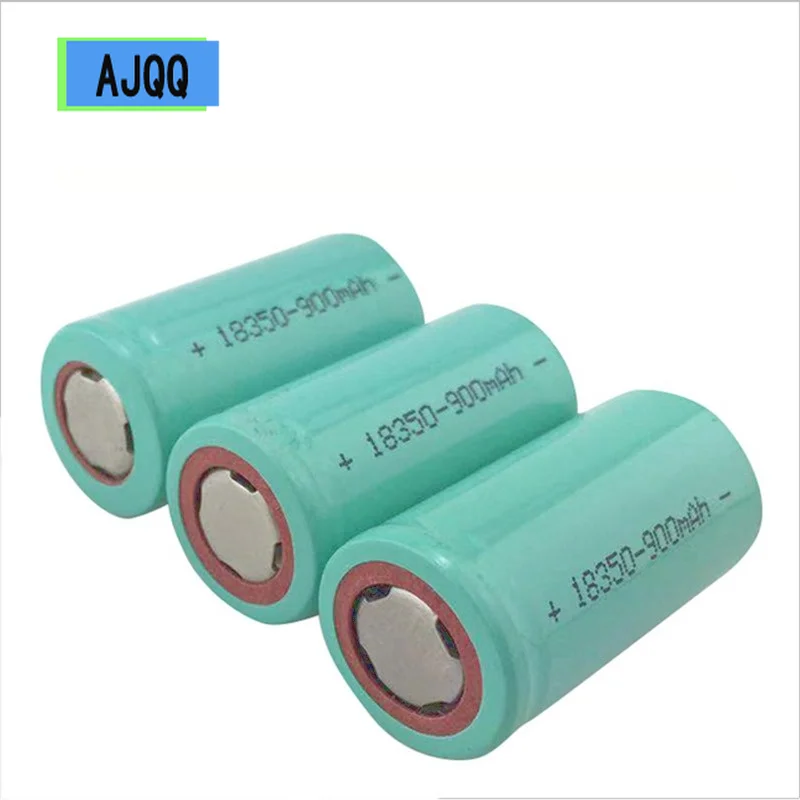 6-10PCS ICR18350 Battery 3.7v 900mAh High Performance Li-Ion Rechargeable Batteries for Flashlight