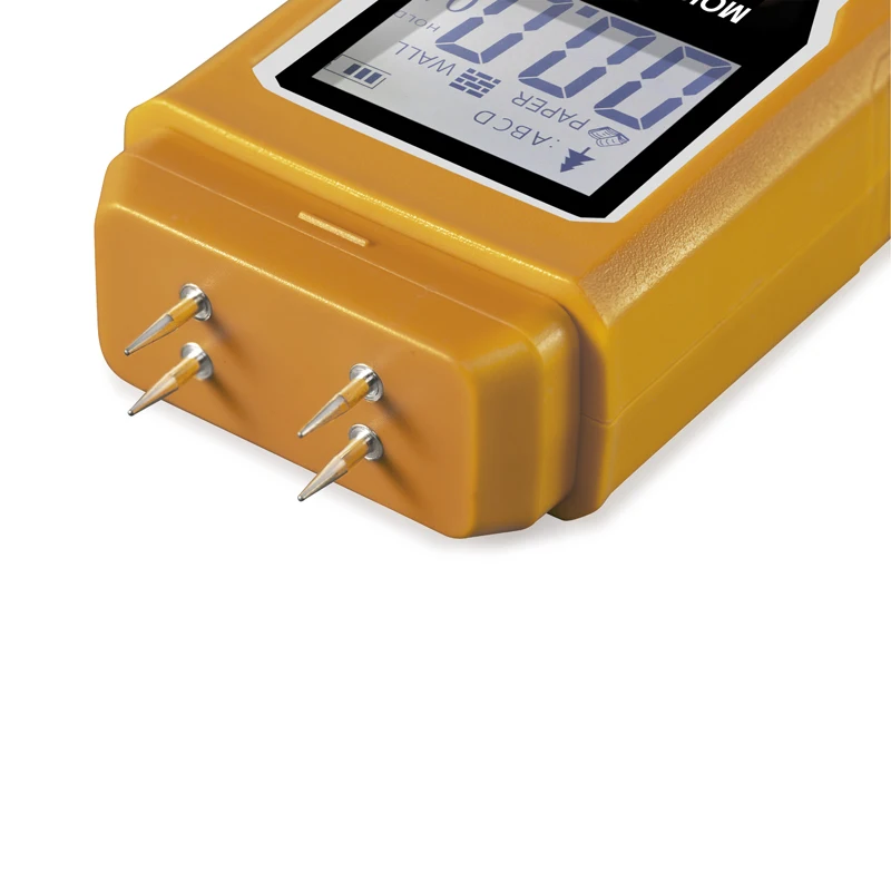4 دبابيس مقياس الرطوبة الرقمي LCD الخشب الخيزران الطابق ورقة جدار بناء جهاز اختبار الرطوبة 4%-90% الأخشاب كاشف الرطوبة المؤشر