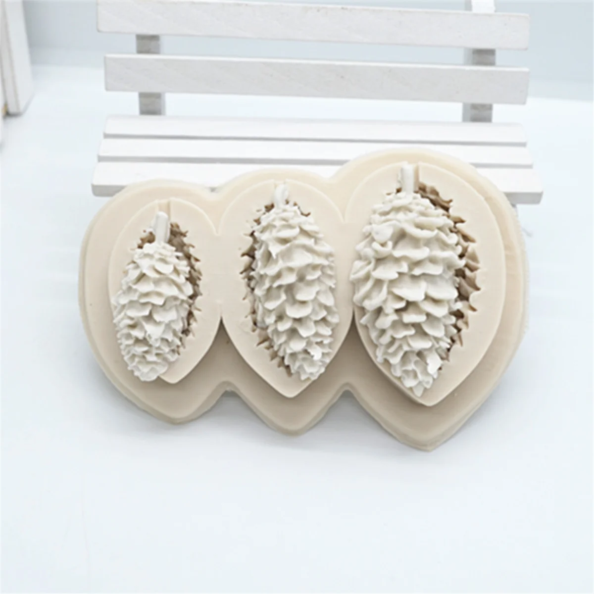 Luyou 3D Pine Cones Cake Decoration Tools Silicone Resin Molds Fondant Moulds Pastry Kitchen Baking  Accessories