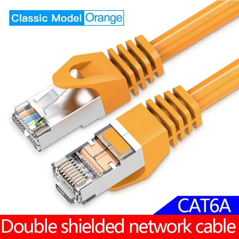 Ventie Ethernet-kabel RJ45 Cat 6A Lan-kabel UTP RJ 45-netwerkkabel voor Cat6 Cat6a Compatibel patchsnoer voor modemrouterkabel