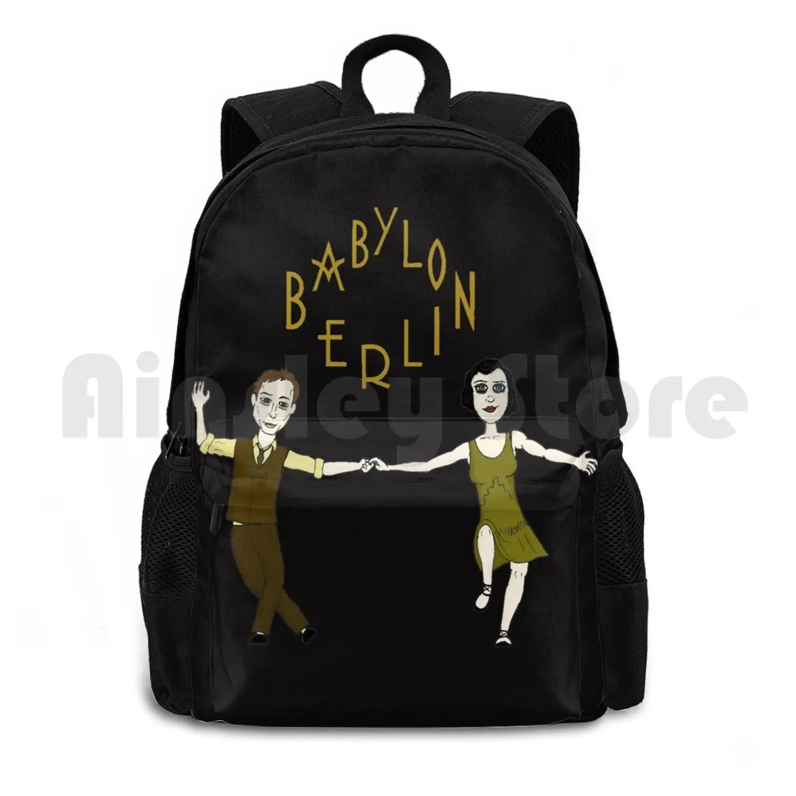 

Babylon Berlin Outdoor Hiking Backpack Waterproof Camping Travel Babylon Berlin Berlin Series Tv Show Movies Films Cine Nerd