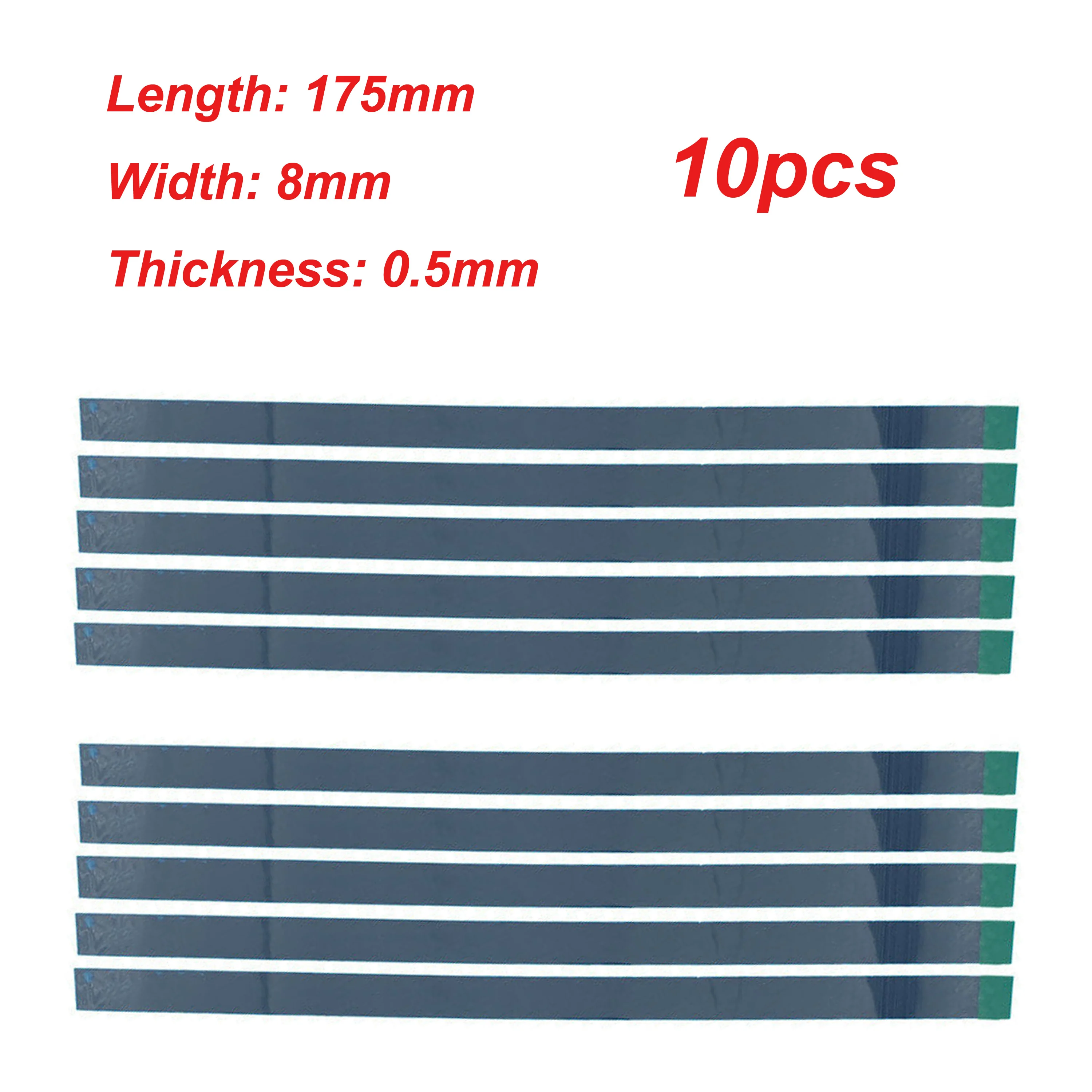 10pcs New Pull Tabs Stretch Release Adhesive Strips for LCD Screen with/without Handle - Black/White