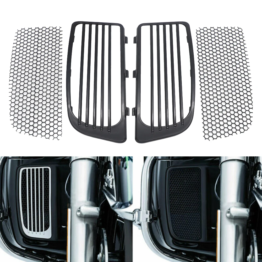 Motorcycle Accessories Fit for Touring Electra Glide Road Glide Ultra Limited Trike Tri Glide Radiator Grill Lower Fairing Cover