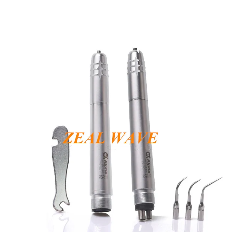 Dental Pneumatic Dental Scaler Dental Calculus Removal High Frequency Dental Cleaner Low Noise 2 Holes  4 Holes