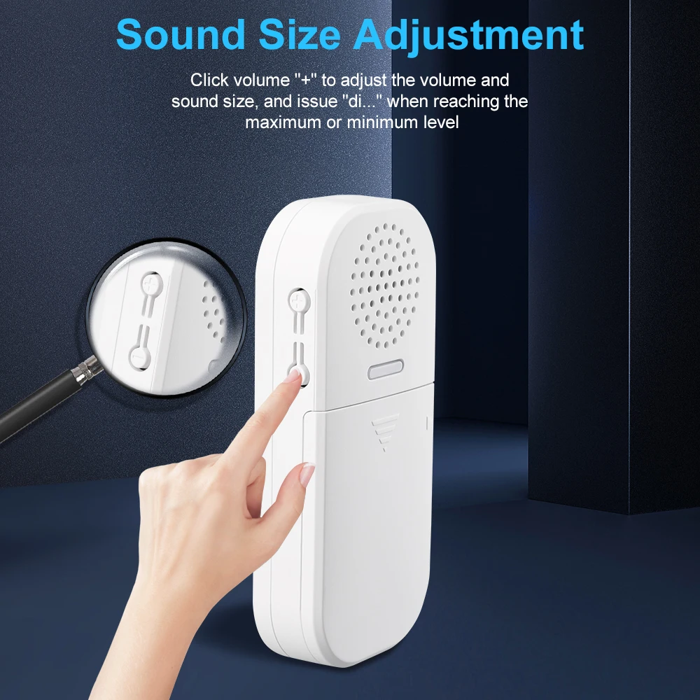 Awapow Wireless Door Window Magnetic Sensor Alarm 130dB Anti-theft With Remote Control Detectors Home Security Alarm System