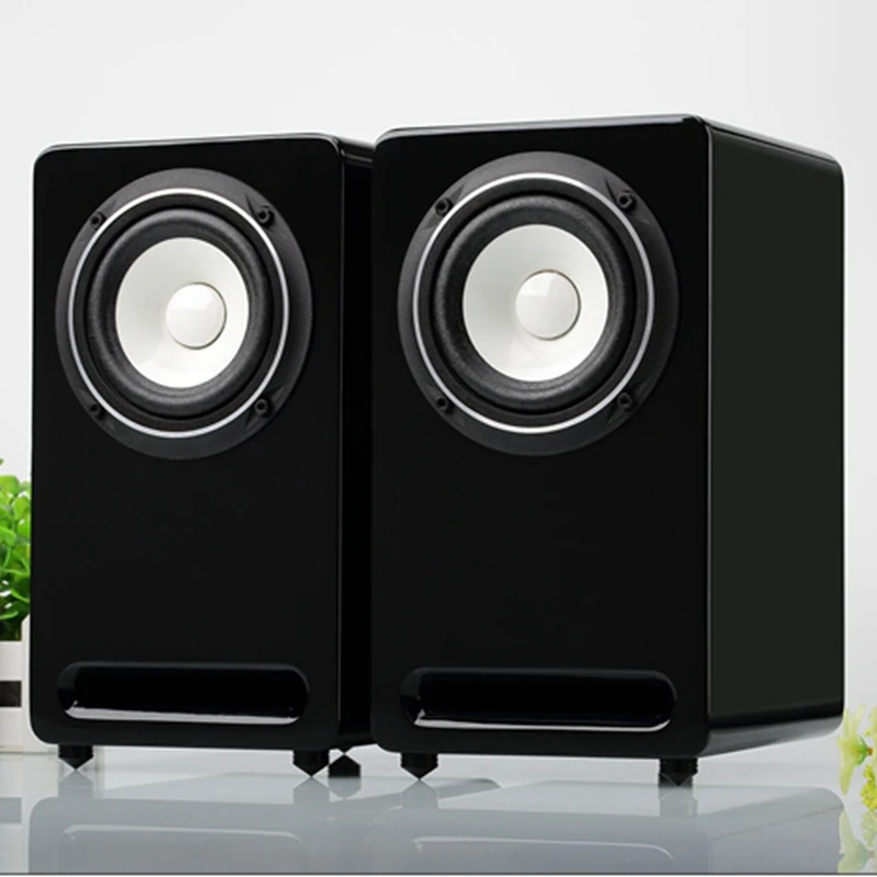 IWISTAO SHIFI 4 Inches Full Range Speaker 2x60W 4Ohms 60Hz-23KHz 92dB Max AKISUI4 Black for Monitor Speakers Tube Amp