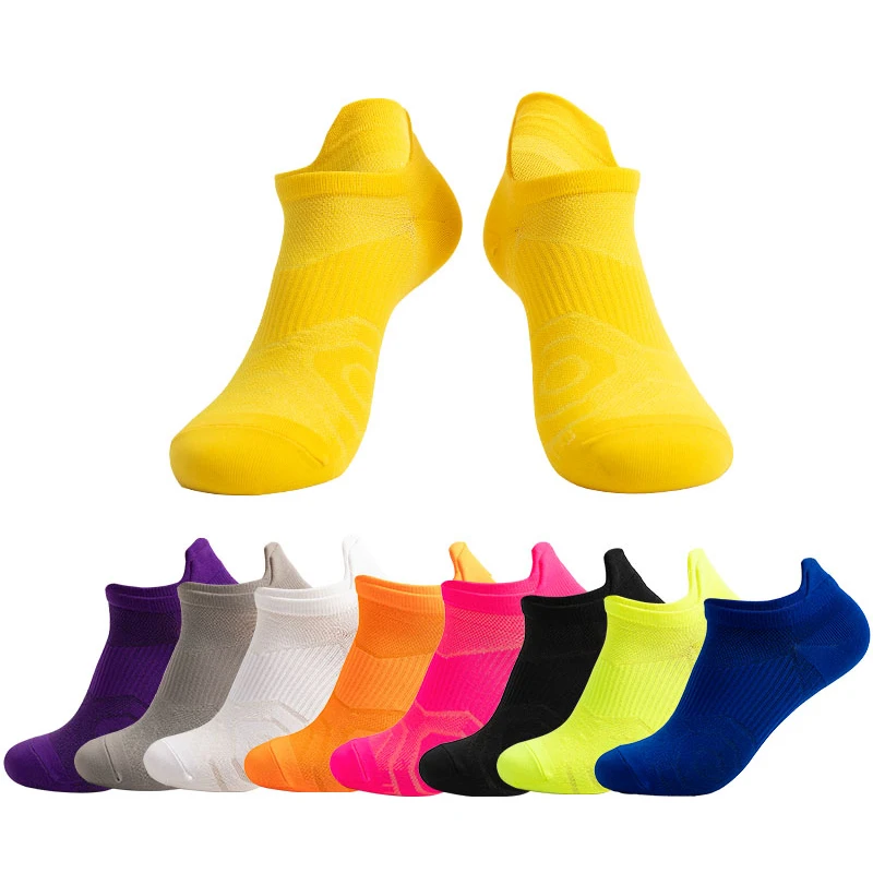 Men Sport Running Socks Basketball Breathable Anti Slip Cycling Walking Women Outdoor Sock Cotton Athletic No Sweat