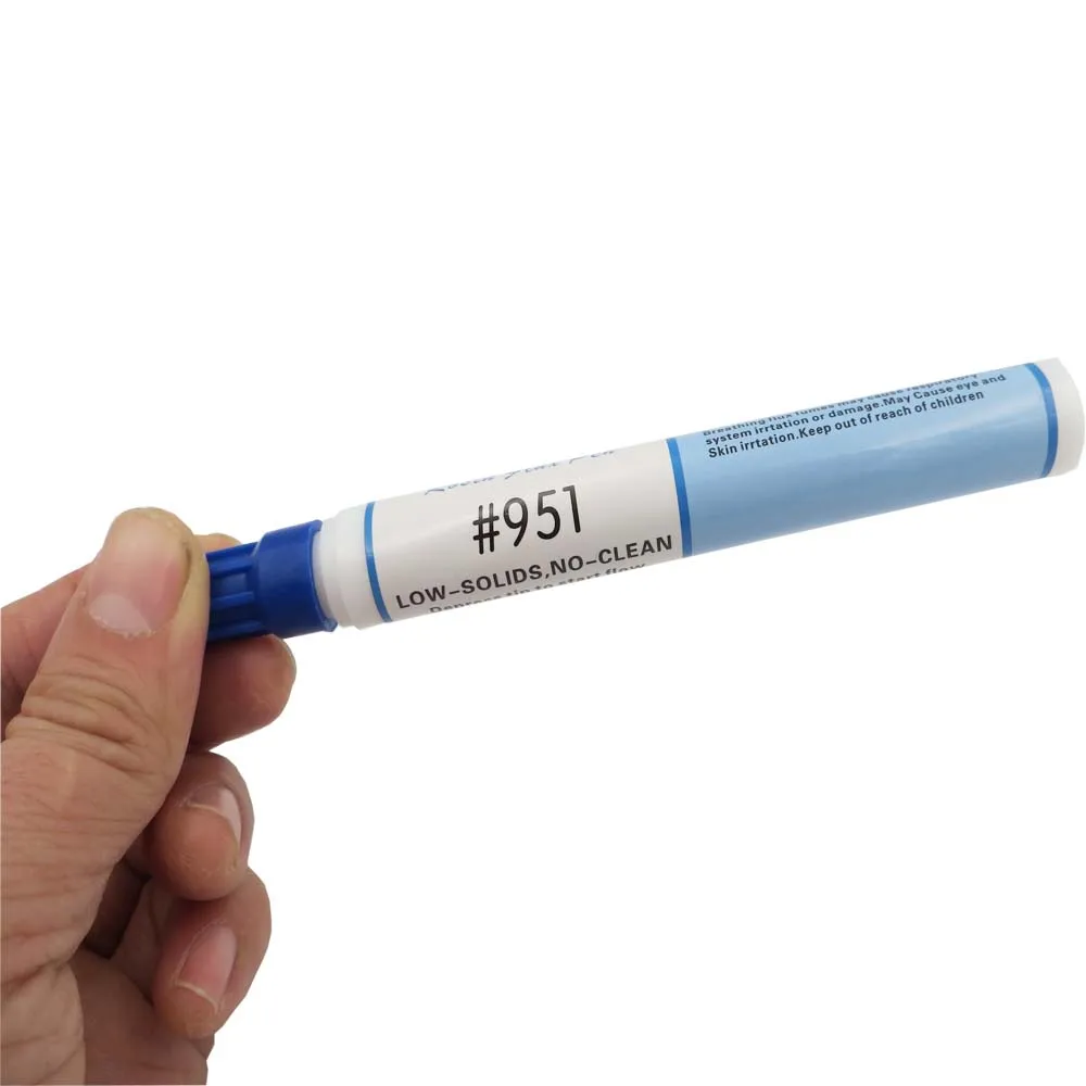 1pcs 951 Soldering Flux Pen Low-solids Kester Cleaning-free Welding Pen For Solar Cell  Fpc/pcb 10ml Capacity No-clean