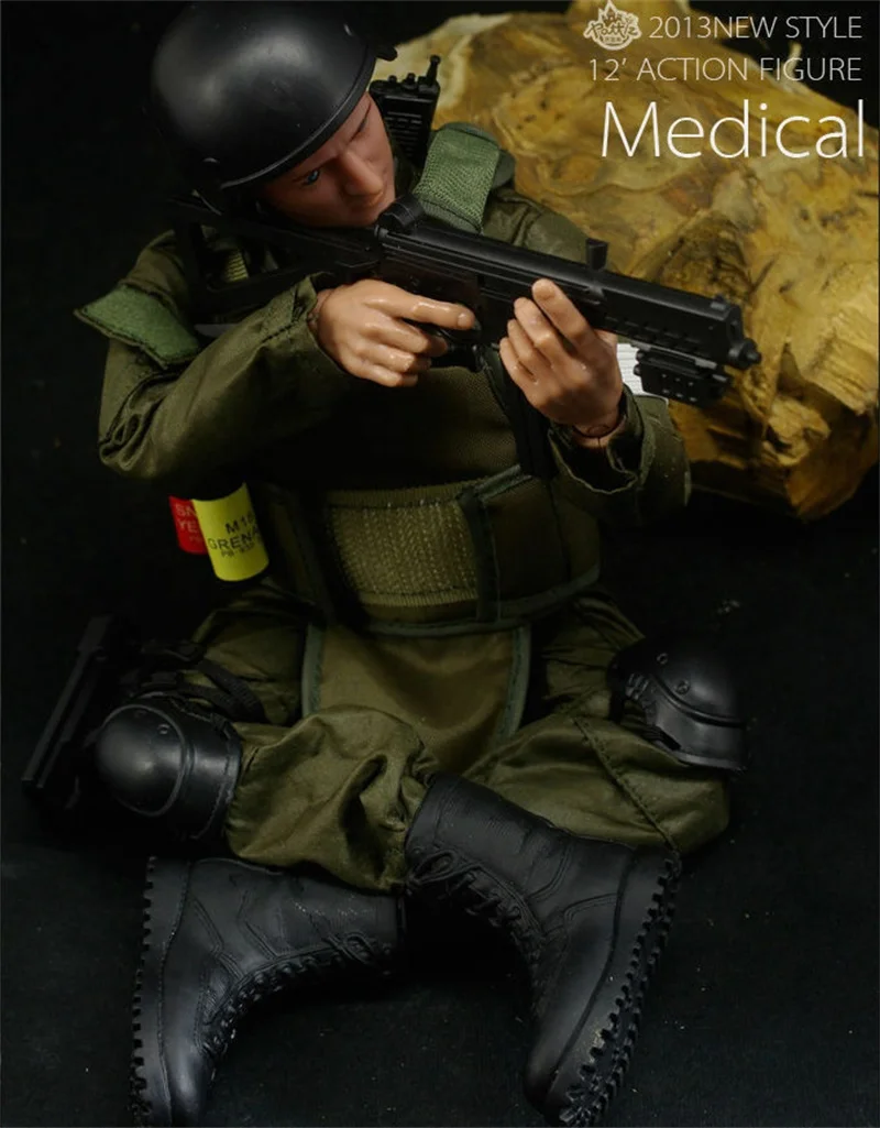 1/6 Medical Guard Soldier NB04A Figure Set Body Head Clothes 12 "Action Military