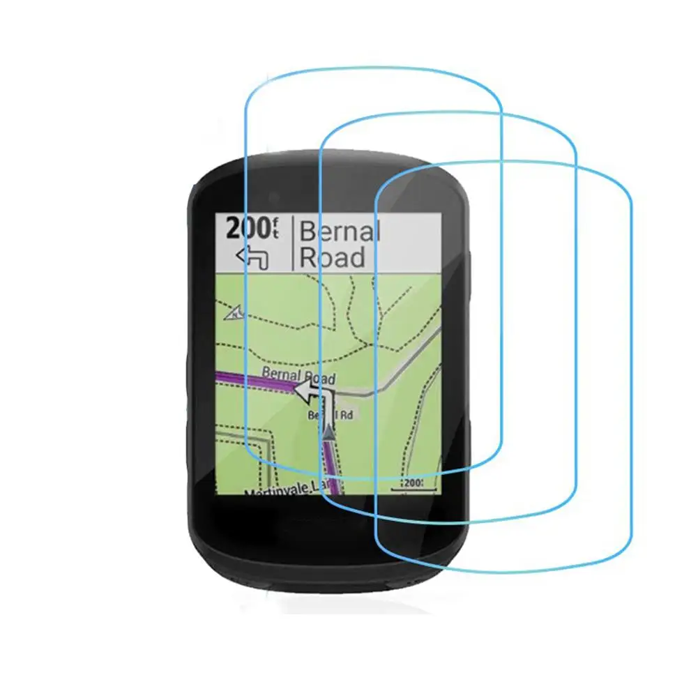 ForGarmin Edge 830 530 GPS 3PCS Clear 9H Anti-Tempered Glass Screen Protector 830 530 Transparent Scratch Proof Film