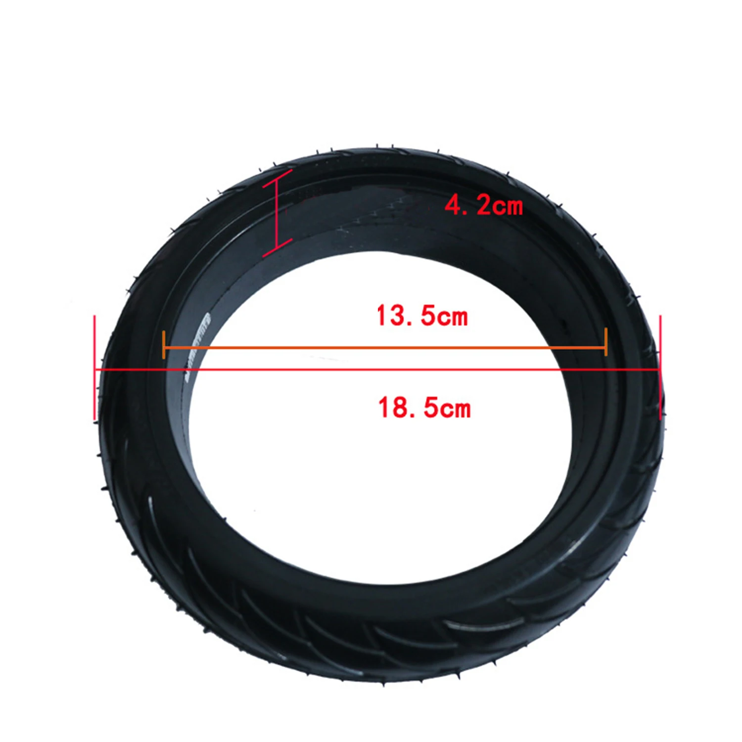 Ninebot ES1 Electric Scooter Solid Tire Tubeless 8*2.125 Inflation Free Anti-Skip Shock Absoption Tyre for ES1 Skateboard Parts