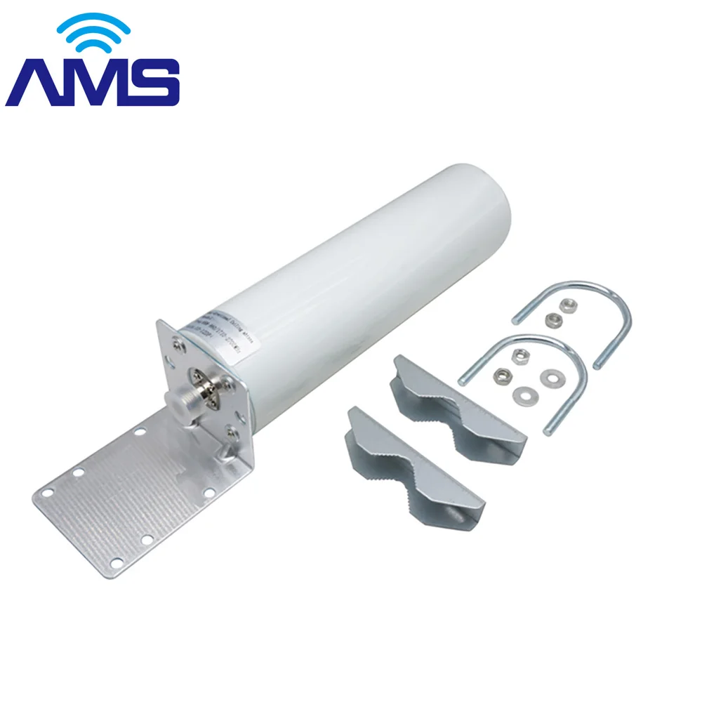 AMS – antenne extérieure étanche 4G LTE, 14-18 Dbi, avec support en L, connecteur femelle Mimo N pour Modem routeur omnidirectionnel