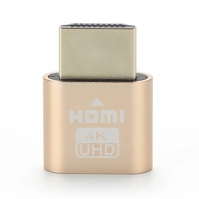 Rgeek display led hdmi exibição virtual 4k hdmi ddc edid manequim plug display led cheat plugue virtual hdmi manequim emulador adaptador