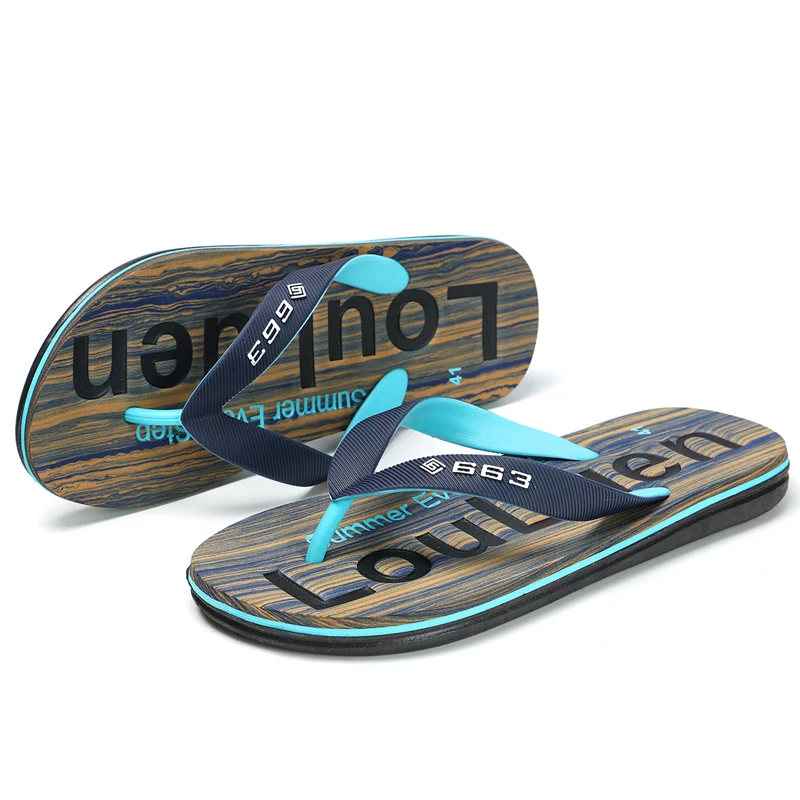 High Quality Brand Hot Sale Flip Flops Men Summer Beach Slippers Men Fashion Concise Slides Casual Men Slippers Beach Outdoor