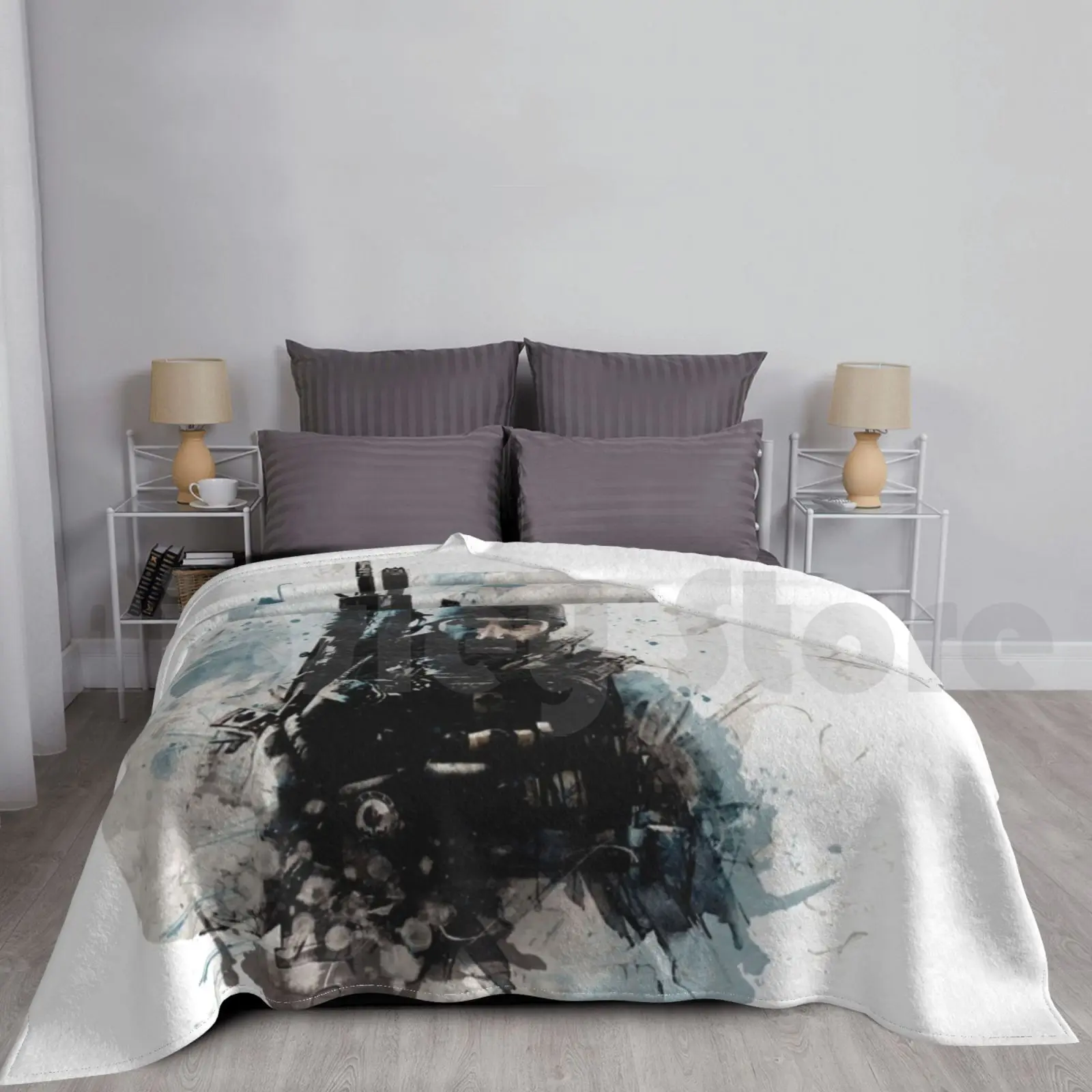 Buck Digital Painting Blanket Super Soft Warm Light Thin Buck R6 Siege R6 R6s