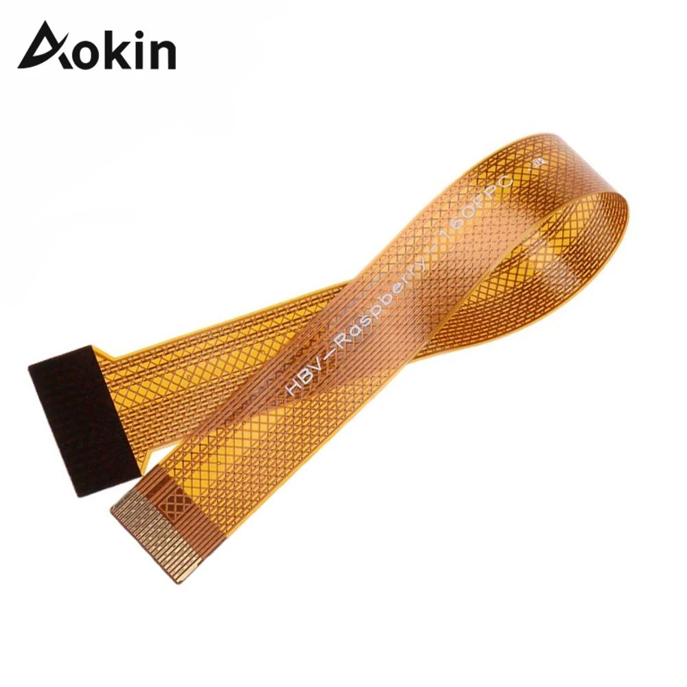 Para cámara Raspberry Pi Zero Cable FFC Cable flexible 15 pines 16CM 30CM Cable de cinta para Raspberry Pi 3/2/b/b+