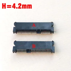2pcs Sata 7+15 Pin 22 Pin SMT SMD Type Female Socket Connector Adapter H= 4.2mm