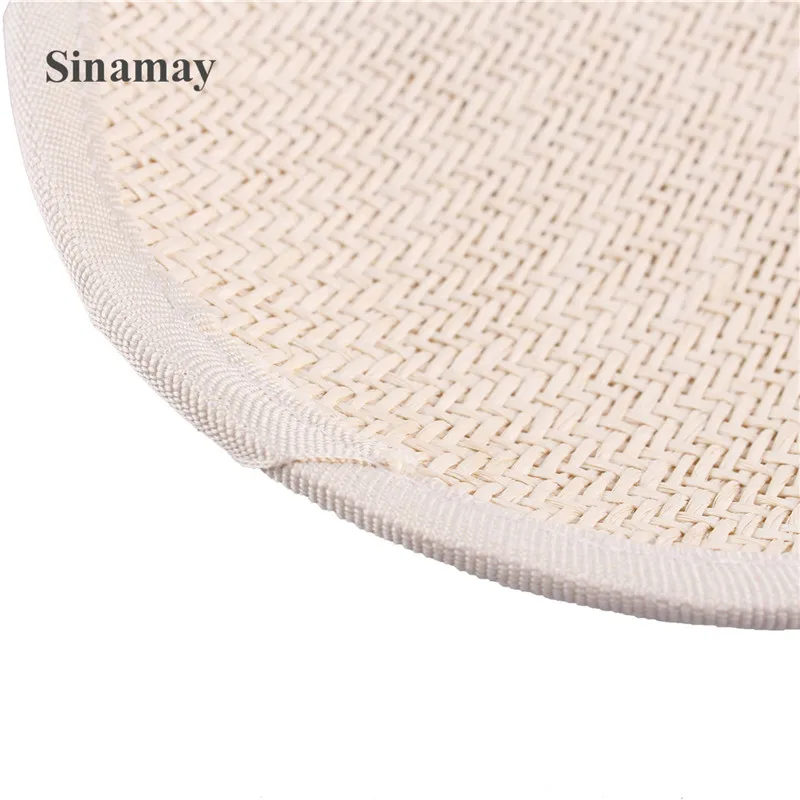 Vintage Beige Fascinator Base For DIY Millinery 13CM Cute Hats Headwear Material Accessories Craft Women Party Church 1Pcs/Lot