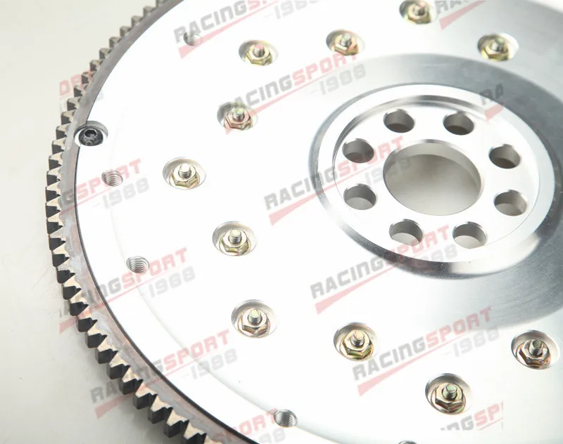 Racing Flywheel K Series For Acura RSX Type-S Honda Civic SI K20 K24 Aluminum flywheel has all bolt patterns for 5 and 6 speed