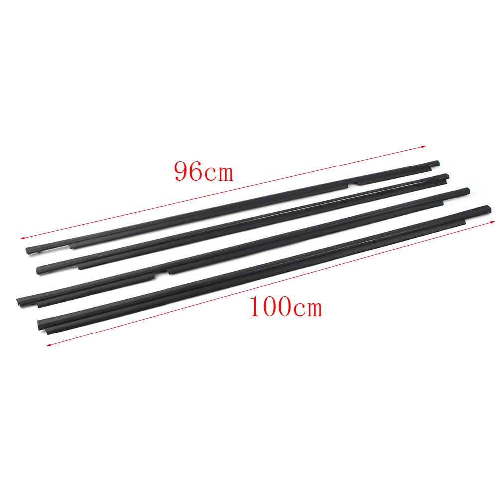 For Toyota Highlander Car Weatherstrip Window Molding Trim Seal Belt Moulding 2012 2013 2014 2015 2016 2017 2018 Chrome