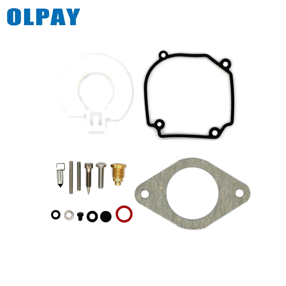 6H1-W0093 Carburetor Repair Kit for Yamaha 2 Stroke 75HP 80HP 90HP, Sierra 18-7291 Outboard Motor