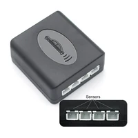 GreenYi Car Parking Sensor Assistant Parktronics 4 Black/Silver/White 13mm Flat Sensors Reverse Radar Sound Buzzer Alarm Sound 4