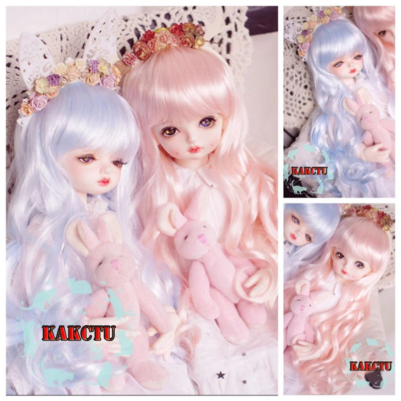 

1/8 1/6 1/4 1/3 BJD парик, аксессуары для кукол, длинные вьющиеся волосы, милые парики в стиле ретро для BJD/SD YOSD MSD SD13 Girl & SSDF Uncle C1129