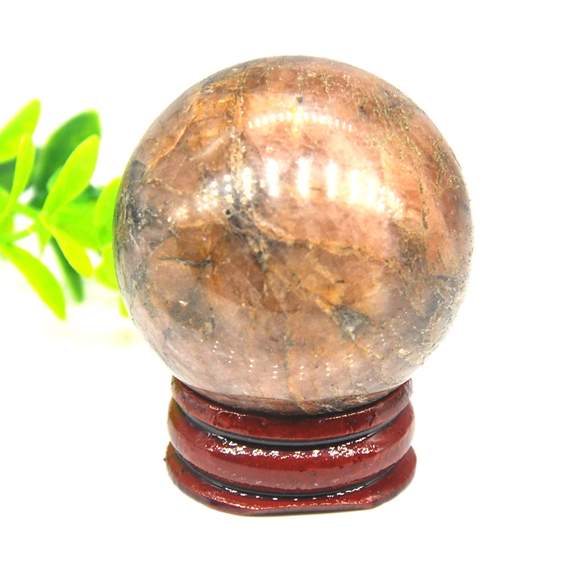 1PC Natural Chiastolite Crystal Ball Stone Globe Massaging Ball Reiki Healing Quartz Ball Natural Stone Home Decoration Gifts 40