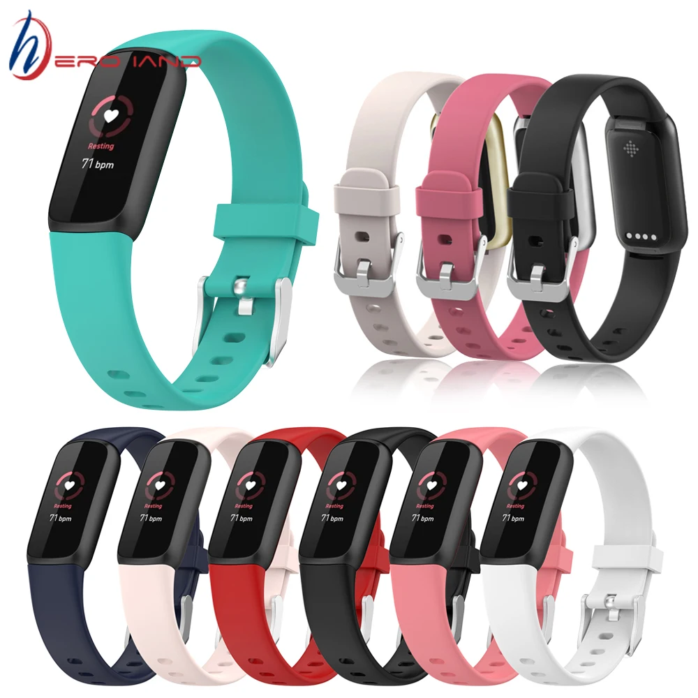 Silicone Replacement Watch Strap For Fitbit Luxe Smart Watch Band Wrist Stap Bracelets For Fitbit Luxe Series Watch Accessories