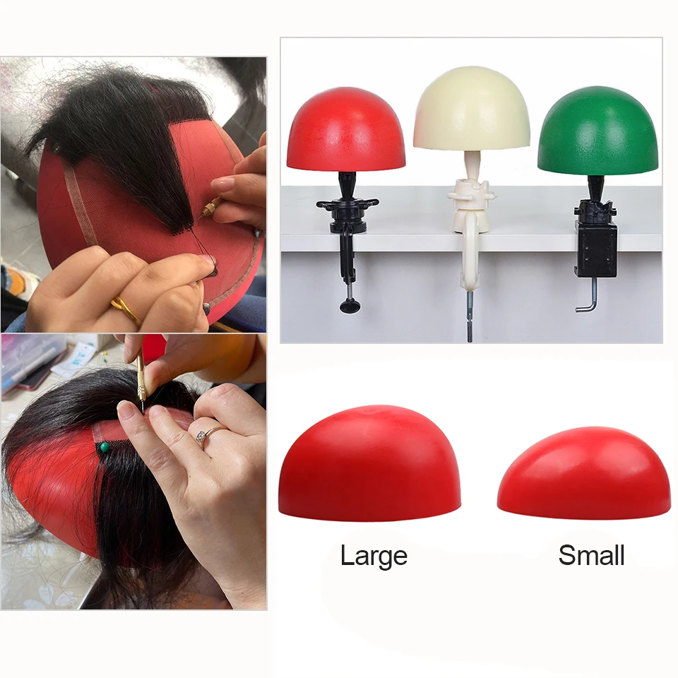 

Flat Half Mannequin Wig Stand Head With Stand for Making Wigs and Crochet Lace Closure Or Frontal Wig Support Soft Pvc Material