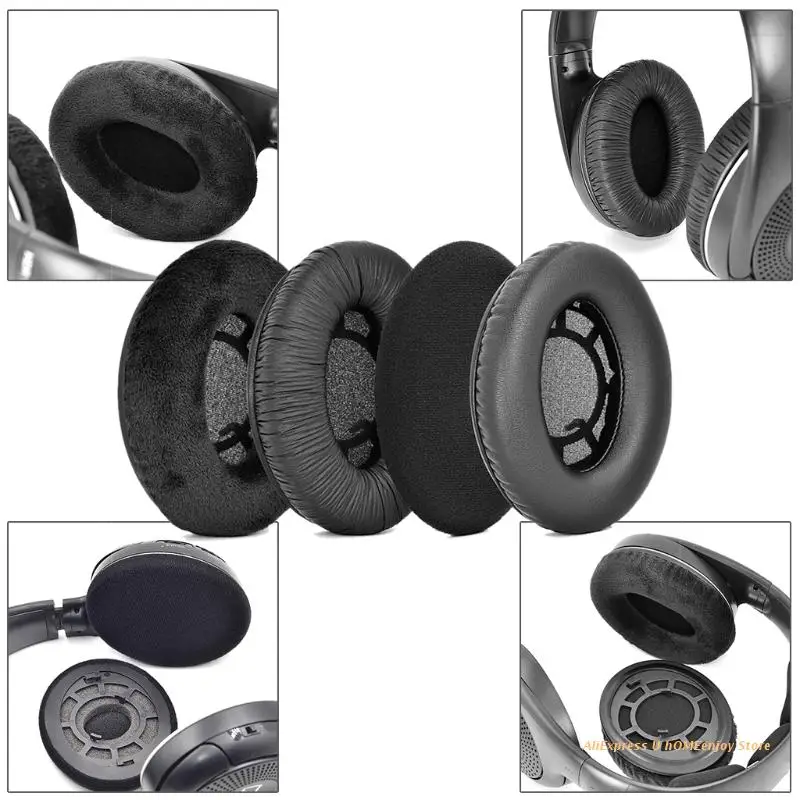 Replacement Ear Pads for -Sennheiser RS100 RS110 RS115 RS117 RS119 RS120 HDR120 Headphones Headset Cushion Cover Cups Dropship