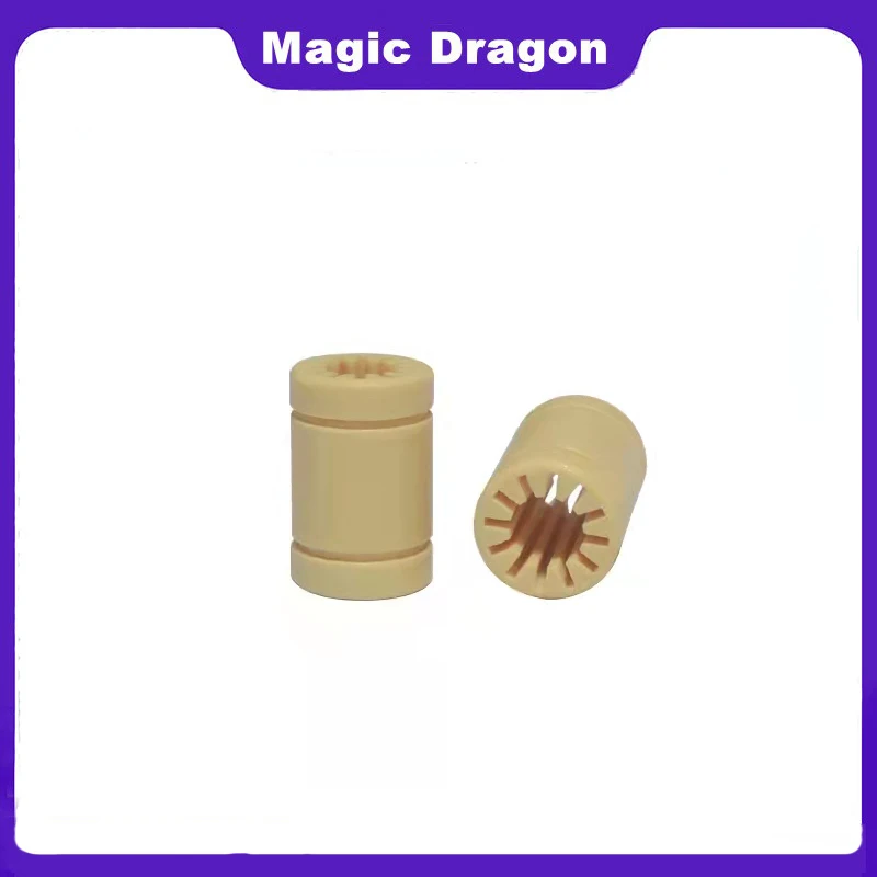 Free shipping 20pcs 3D Printer Solid Polymer LM10UU Bearing 10mm Shaft RJMP-01-10 R Solid Plastic Bearing 10x19x29mm