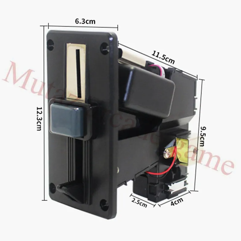 6 values programmable CPU Multi Coin Acceptor Coin mech for Vending Machine Arcade operated games