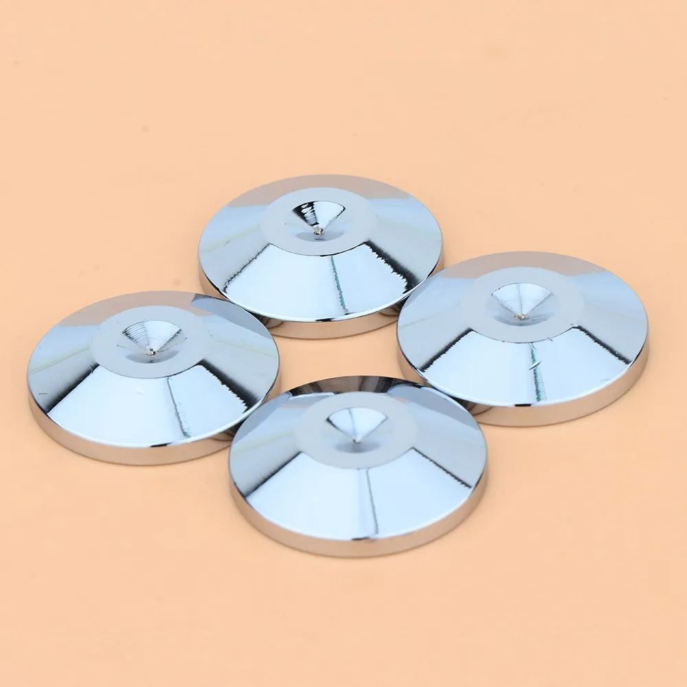 4 قطعة Preffair جديد وصول 25x6 مللي متر HiFi معدات المتكلم حامل المسامير قدم قاعدة وسادة الطابق القرص أفضل الأسعار مكونات الصوتية