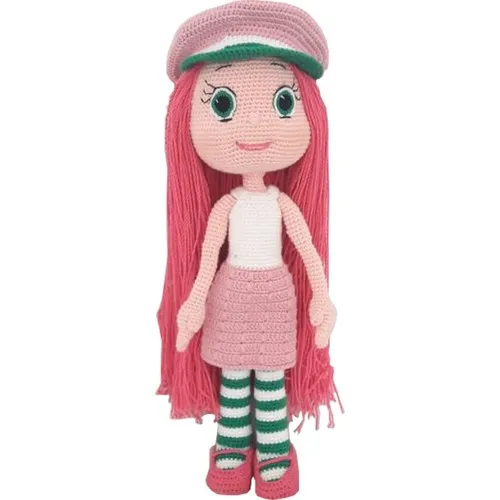 Strawberry Girl Amigurumi Mesh Baby Doll