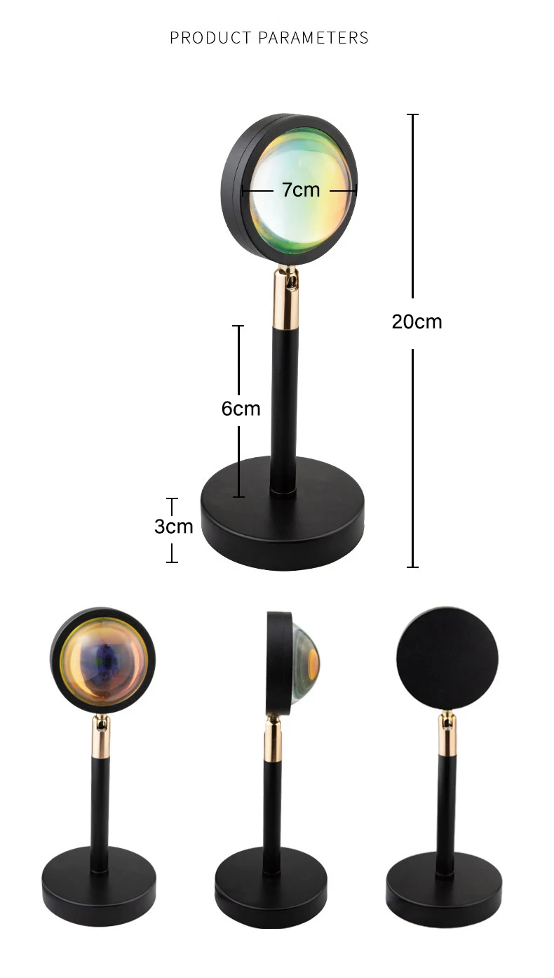 16 Color APP Controll RGB Smart LED Bulb Sunset Projection Lamp USB Bluetooth Light For Room Background Home Decoration