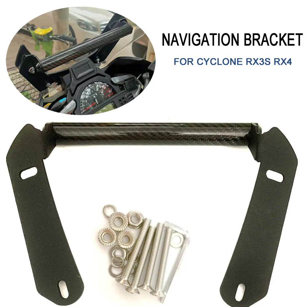 

Motorcycle Navigation Bracket Cyclone RX3S RX4 Mount Smartphone GPS Holder For ZongShen Cyclone RX3S RX4 RX 3S RX3 S RX 4 R X4