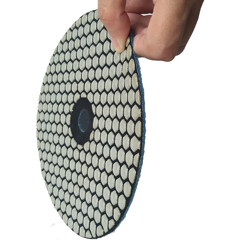 3PCS/Set 7 Inch 180mm Dry Polishing Pad Sharp Type Flexible Diamond Polishing Pad For Granite Marble Stone