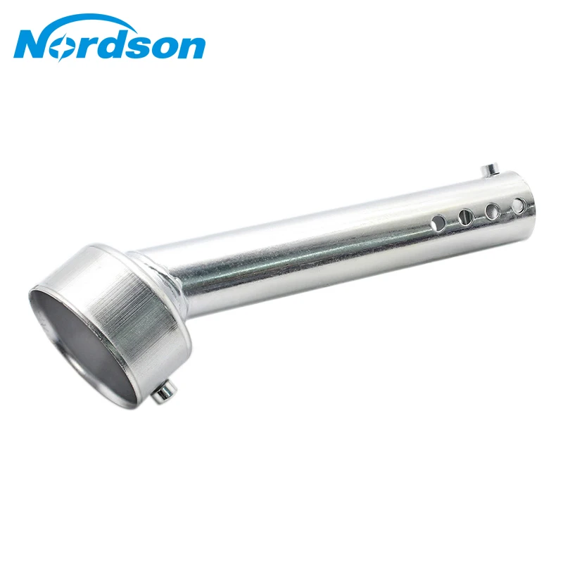 Nordson Motorcycle Exhaust Muffler DB Killer Silencer Baffle Removable For 48mm Universal Chrome MB-TP088