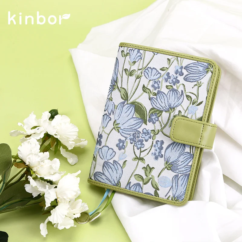 كينبور اليد كتاب أسبوعي سستة التطريز دفتر الأدبية الإبداعية رائعة الذاتي ملء الجدول كراس الخطط اليومية والاسبوعية القرطاسية