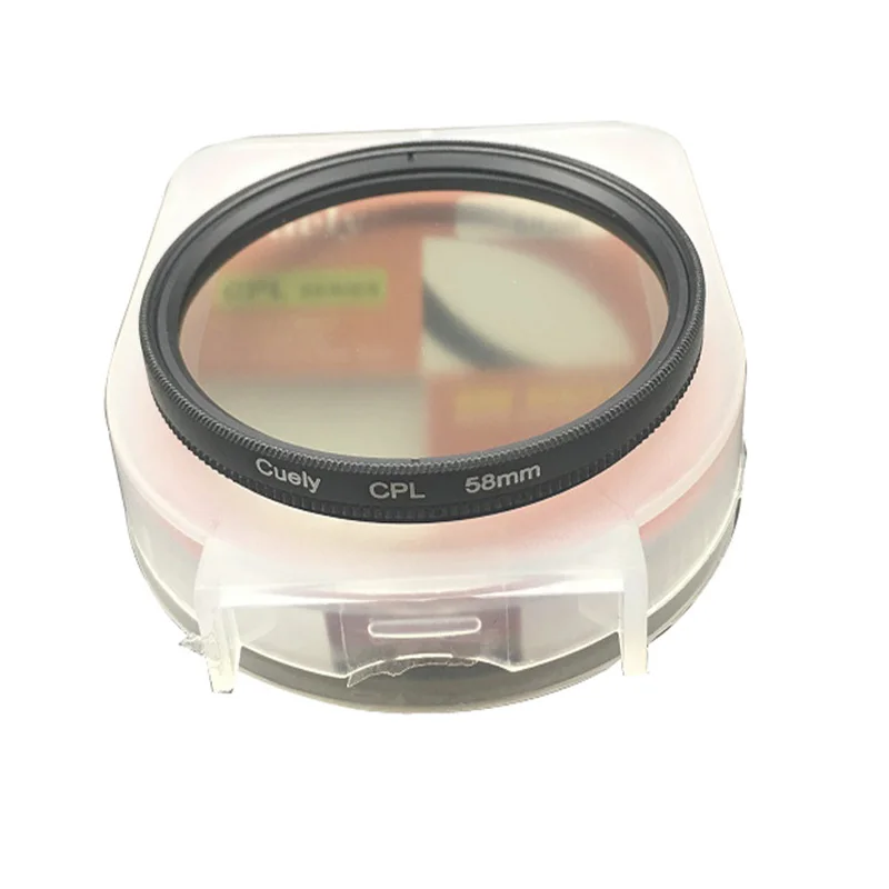 CPL Digital Filter 37 40.5 43 46 49 52 55 58 62 67 72 77 82mm lens Lens Protector for canon nikon DSLR SLR Camera with box