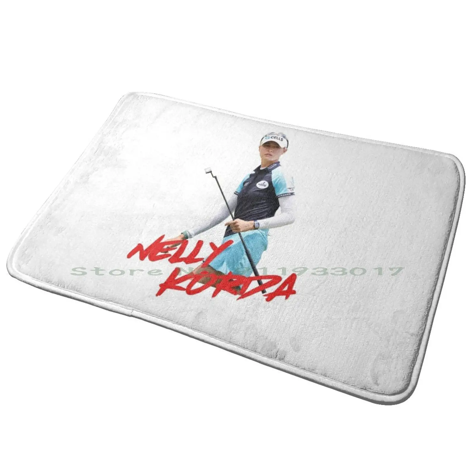 Nelly Korda Entrance Door Mat Bath Mat Rug Hannah Montana Miley Cyrus Channel Funny Meme 2000s Trendy Childhood Billy Ray Cyrus