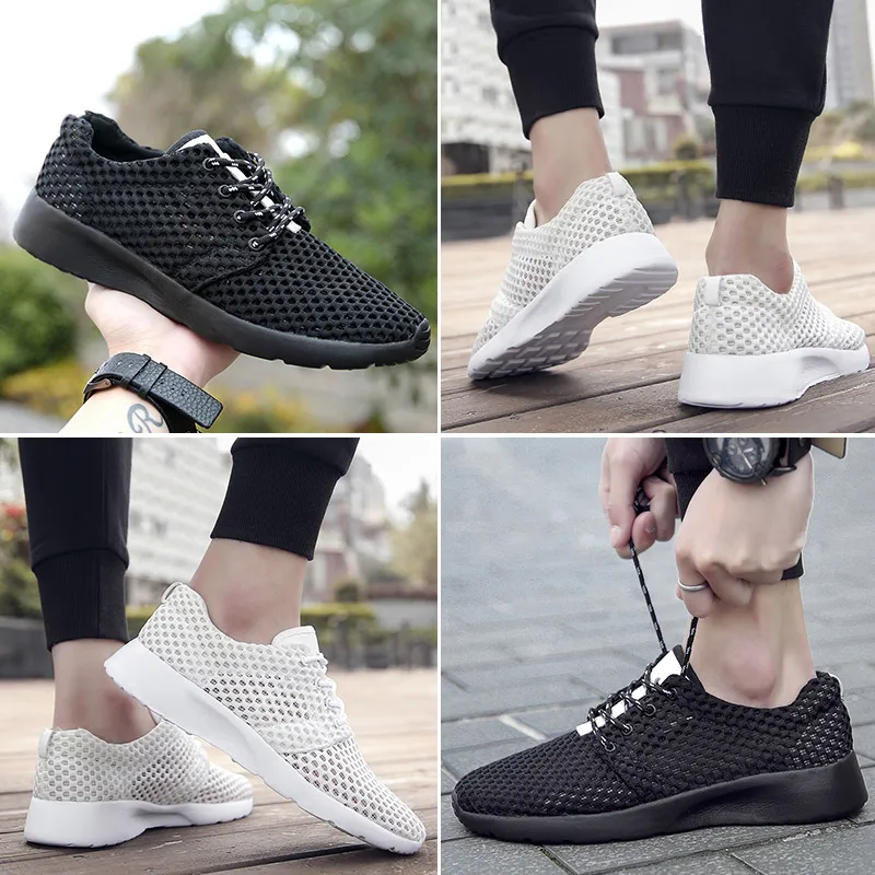 GOMNEAR Summer Mesh Sport Shoes Lightweight White Casual Shoes for Women Sneakers Breathable Ladies Running Walking Shoes 2020