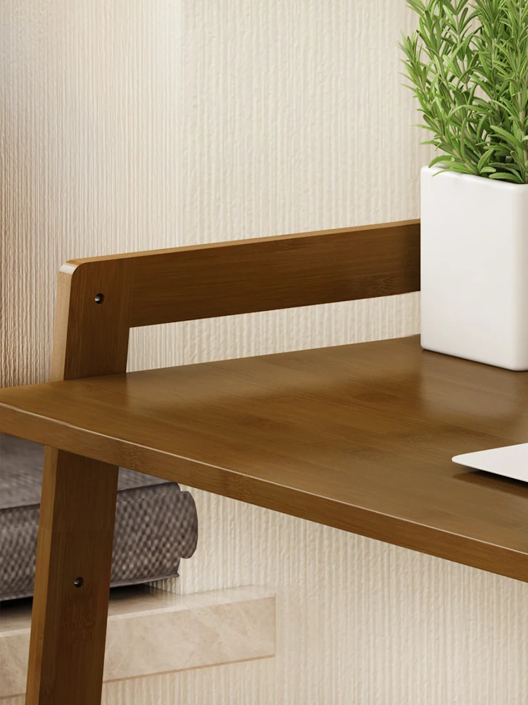 80x51x80cm mesa de mesa do computador dobrável mesa para casa moderno e minimalista bambu mobiliário estudante escrivaninha conveniente fácil uso