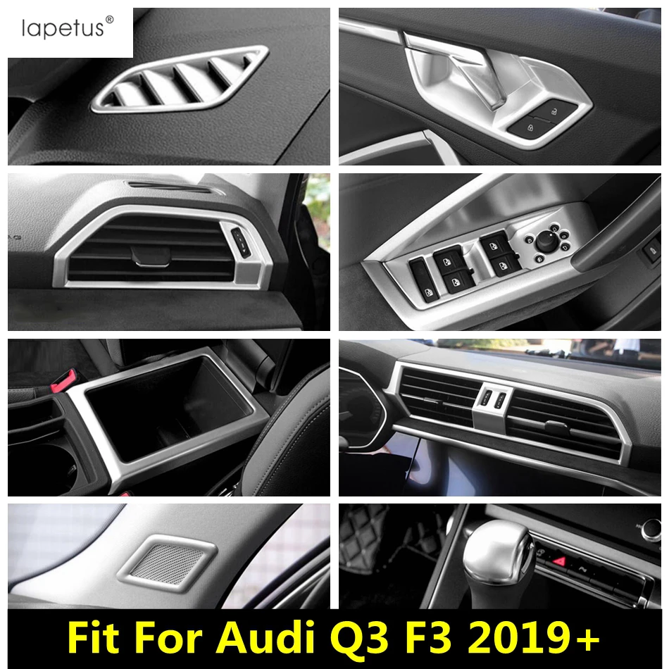 

Door Armrest Panel /Central Middle AC Air Conditioning Panel / Gear Shift Head Cover Trim Accessories For Audi Q3 F3 2019 - 2024