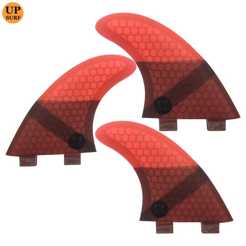 

Double Tabs thruster fins S/M/L Size Fiberglass fins Surfboard Fin surfboard accessories upsurf Fins Double Tabs Fins