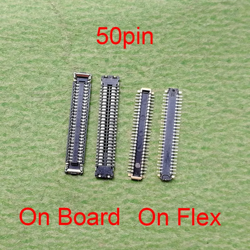 10pcs 50pin LCD Display FPC Connector for Huawei Honor Enjoy 8E Lite Play 7 7A Y5 Prime 2018 Touch Creen Digitizer Port On Board