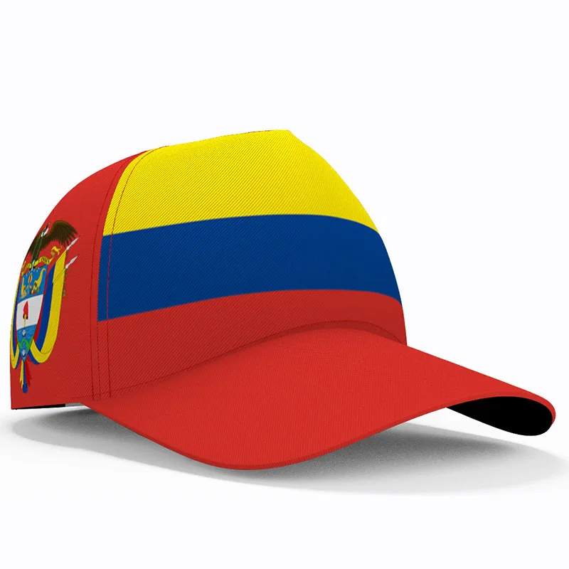 

Colombia Baseball Caps Free 3d Custom Made Name Number Team Logo Co Hat Col Country Travel Spanish Nation Republic Flag Headgear