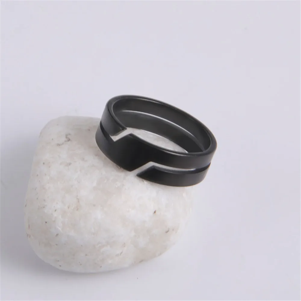 Skyrim Edelstahl Ring für Männer Frauen Paar lässige Fingerringe Mode einfachen Schmuck Verlobung Jubiläums geschenk neu – Detail 9